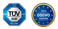 Siegel TÜV DSGVO 400x200px